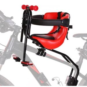 ⭐️7LbsKids/Baby Bicycle SeatBearing 50kg Front Mounted with Handrails & Seatbelt